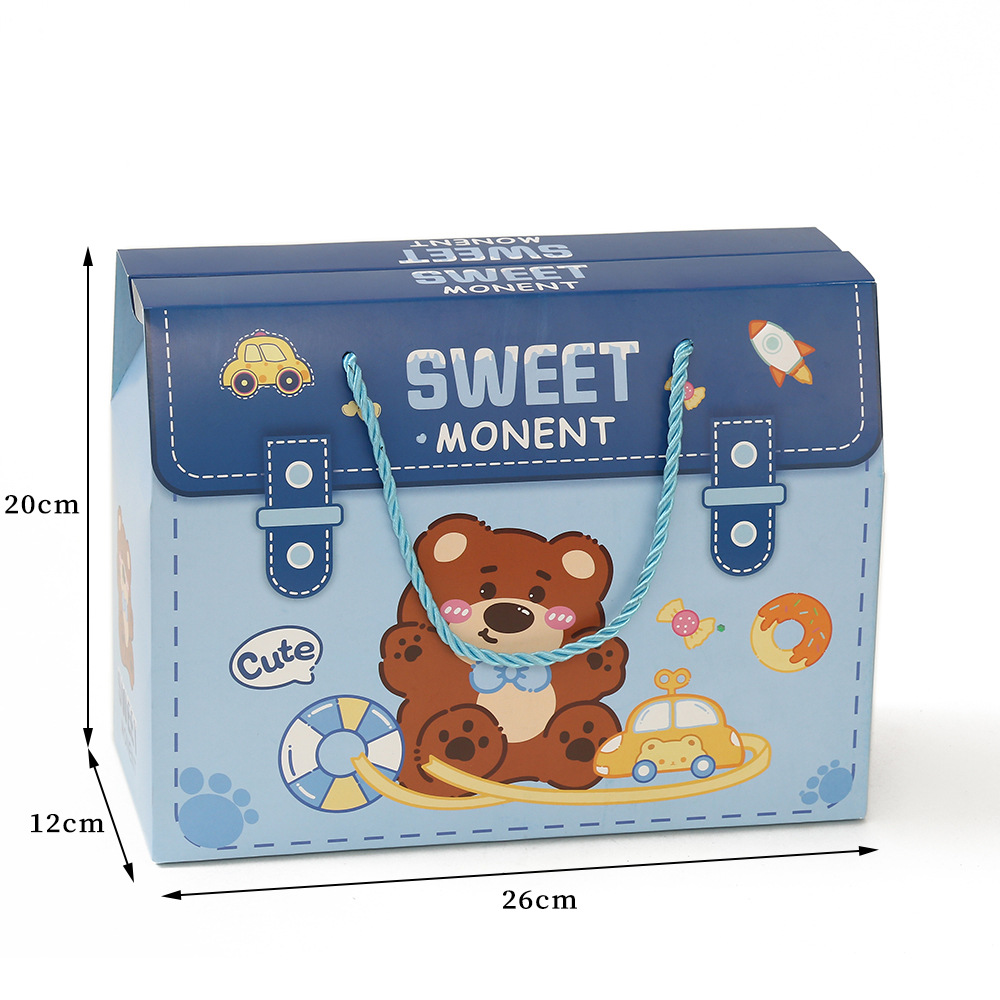 New portable candy box wholesale wedding festive supplies packaging box exquisite design hand gift wedding candy box