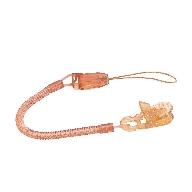 Baby pacifier clip bite music anti-drop chain PC gum chain silicone pacifier anti-drop chain Accessories Wholesale