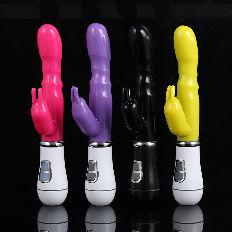 Double Shock G-spot rabbit vibrator vibrator wholesale massage stick romantic AV stick adult sex toys