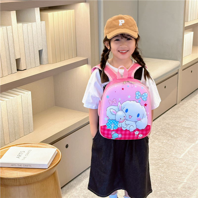 Children's Schoolbag Kindergarten Preschool Class Small Backpack New Korean Style Cartoon Hard Shell Bag for Boys and Girls