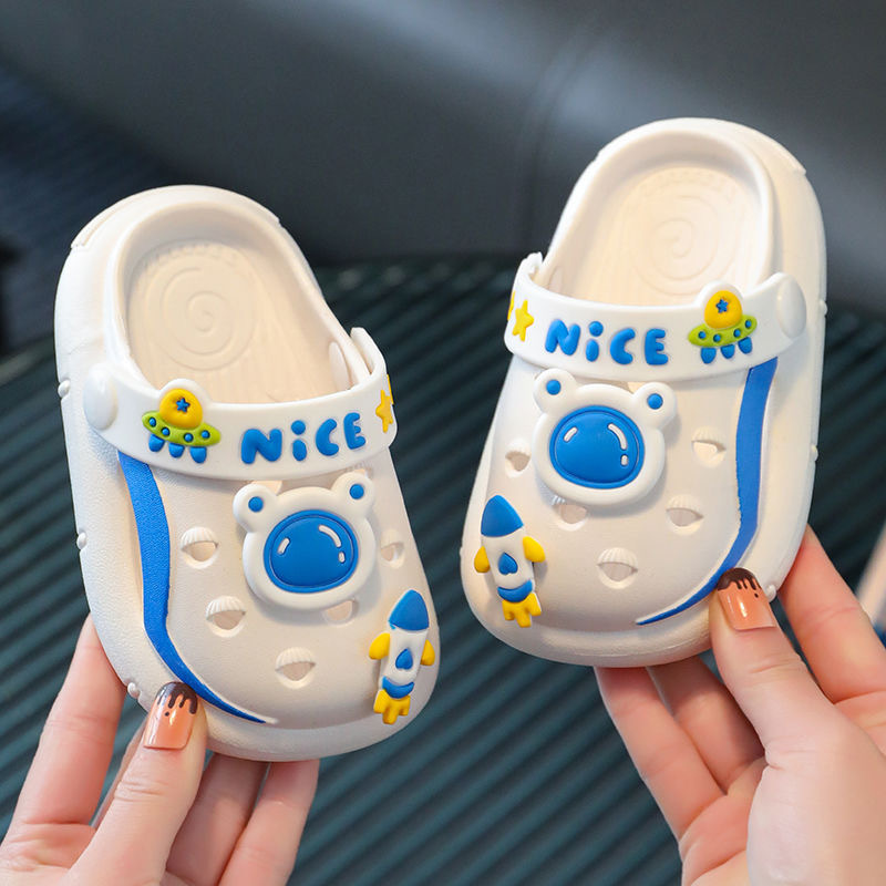 [Special Offer Broken Size Clearance] Children's Slippers Summer New Boys' Soft Bottom Non-slip Home Bathroom Slippers