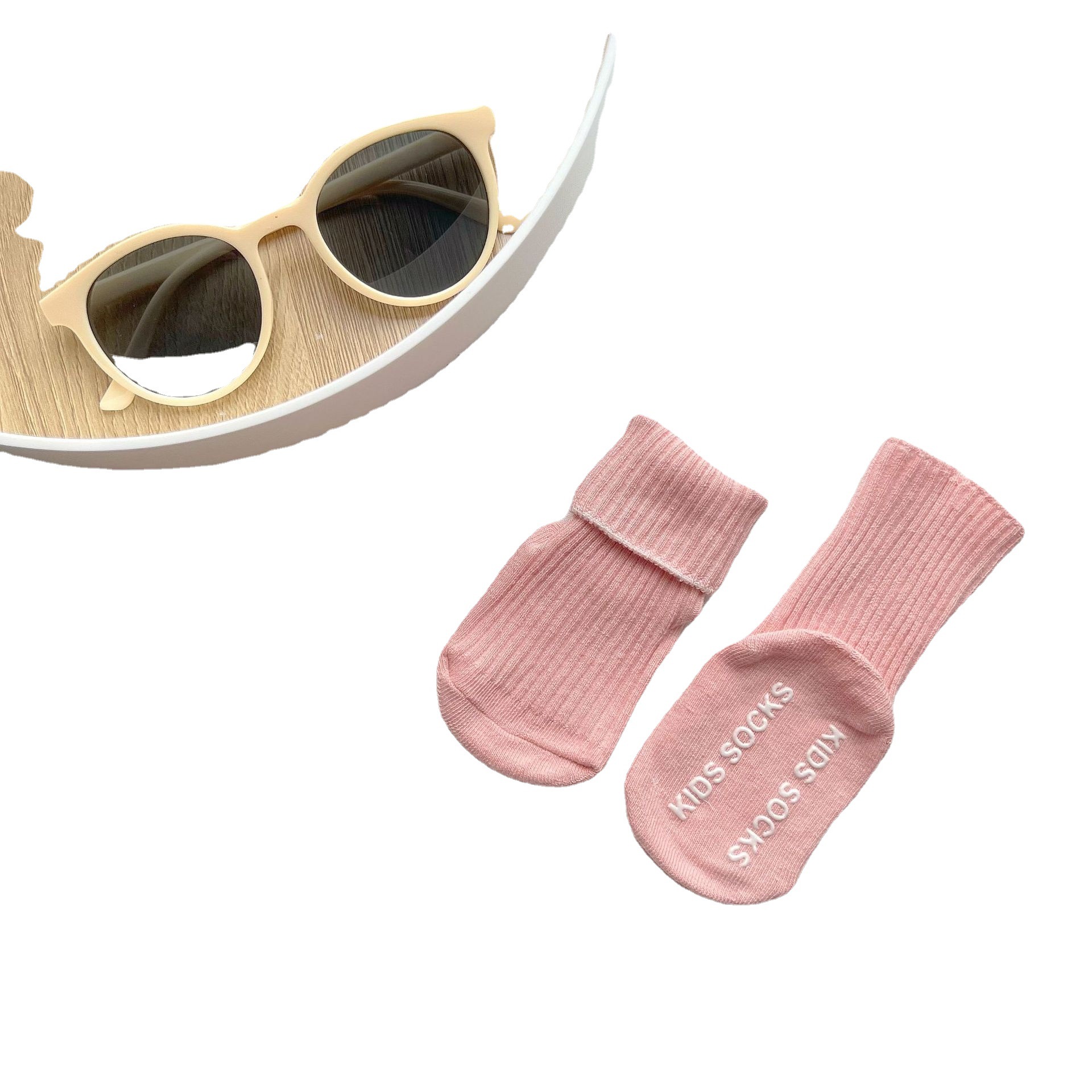 Spring and summer new children's socks ins Wind baby children's solid color tube socks dispensing baby socks comfortable cotton socks