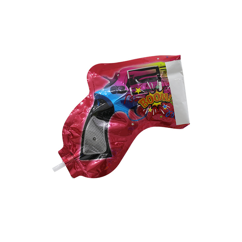 Cyber Celebrity Cool Inflatable Pistol Fireworks Toys Holiday Birthday Party Party Atmosphere Handheld Sequin Spray Flower Balloon