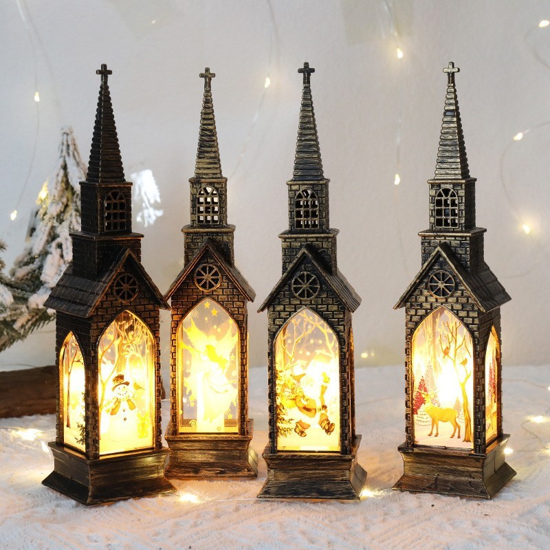 クロスボーダー装飾クリスマス装飾ランプ発光家置物アイデア小夜灯電子ろうそく灯クリスマスプレゼント|undefined