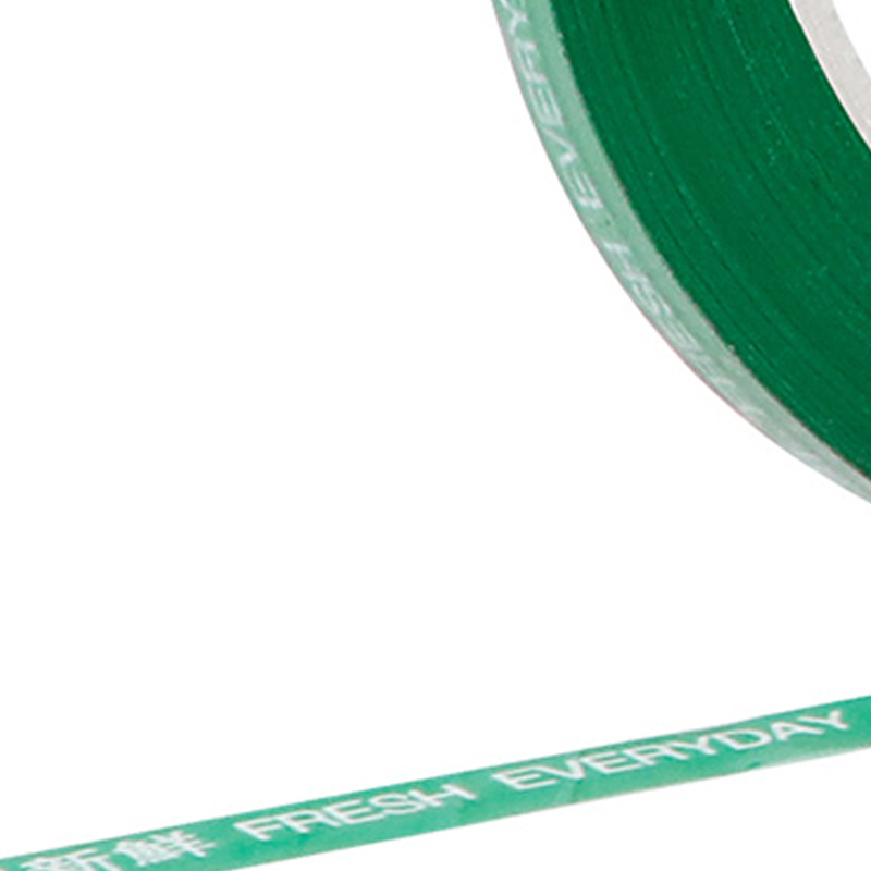 Thin and narrow small packing tape whole box wholesale fruit and vegetable strapping tape supermarket fresh color tie tape