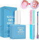 2#Nail remover cream 3-piece set, exclusive for export use (cross-border sales only, domestic sales are prohibited) (blue bottle) box opp bag