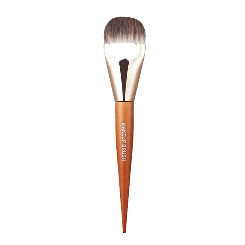 GECOMO Widened Tongue Foundation Brush Lightweight Seamless Flat Head Base Makeup Brush Mask Brush Not Eating Powder Beauty Brush