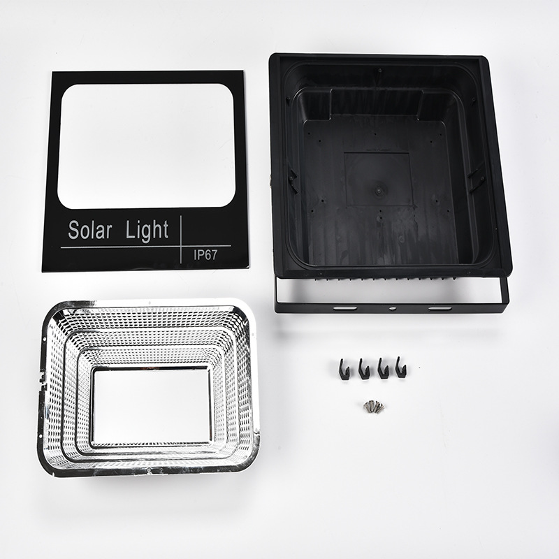 Factory LED Northern Lights 10W25W40W60W100W200W plastic solar flood light shell kit