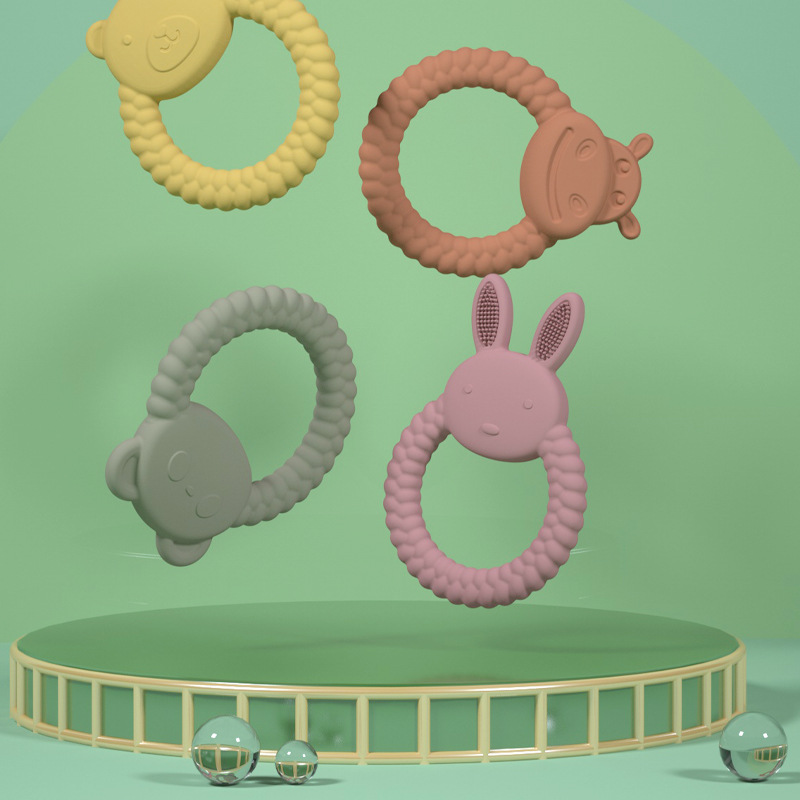 Amazon Baby rabbit tooth glue food grade Baby anti-eating hand soothing bite toy silicone tooth glue