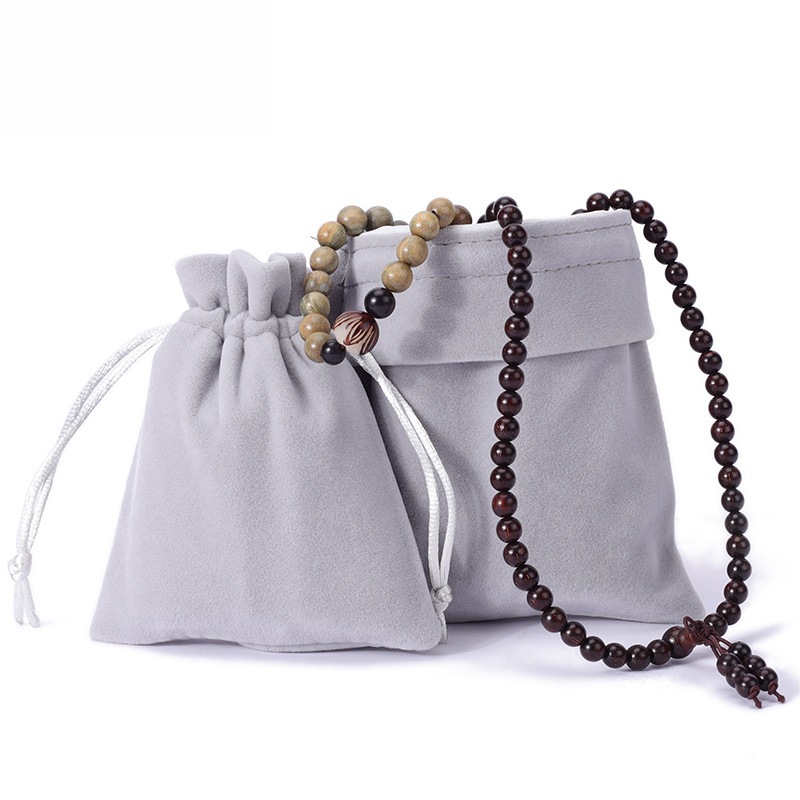 High-grade small flannel bag jewelry jewelry storage bag jewelry packaging bag mobile power jewelry bag