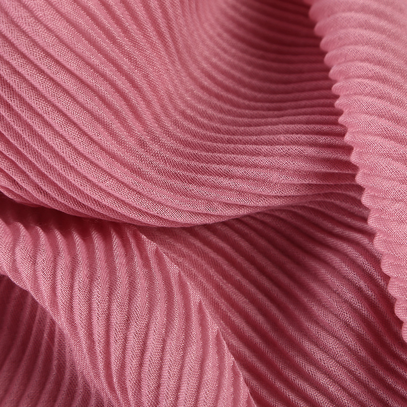 New fashion twill wrinkled scarf women's bag scarf manufacturers wholesale