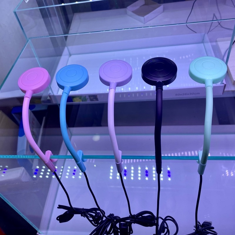 ミニ水槽 LED 防水クリップオン照明水生植物成長ライト小型タンク USB 照明藻類ライト|undefined