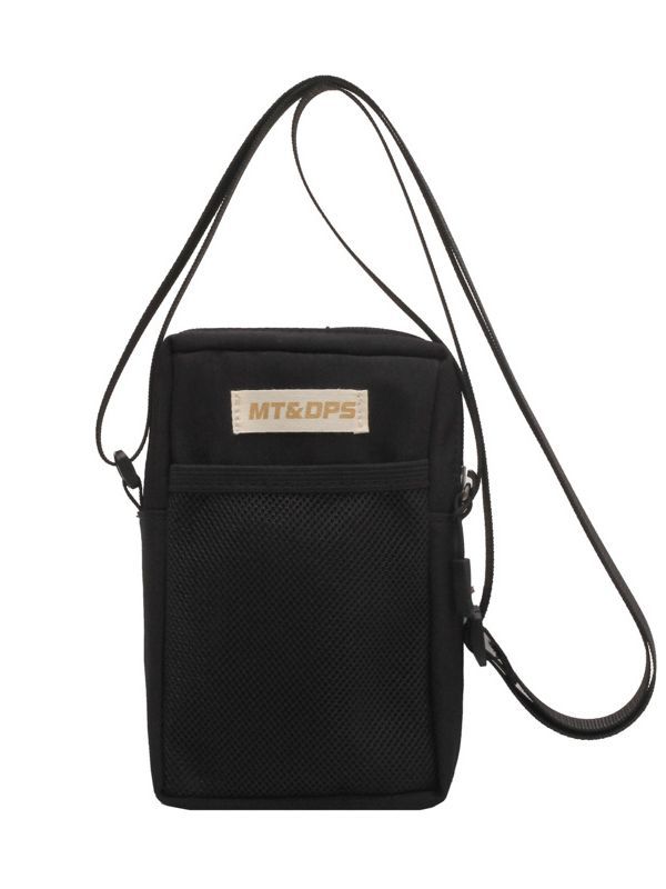 Solid color waterproof niche fashion brand mobile phone bag ins fashion mini coin purse earphone bag personalized small shoulder bag
