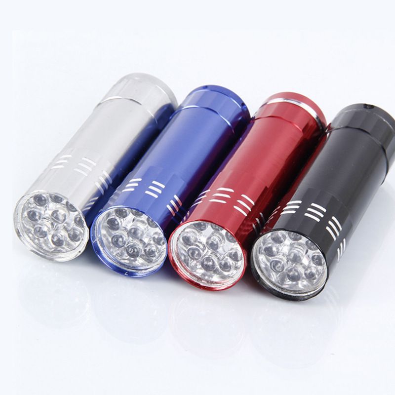 9LED Gift Mini Strong Light Flashlight Home Gift Formulation LOGO Strong Light Flashlight Gift Flashlight