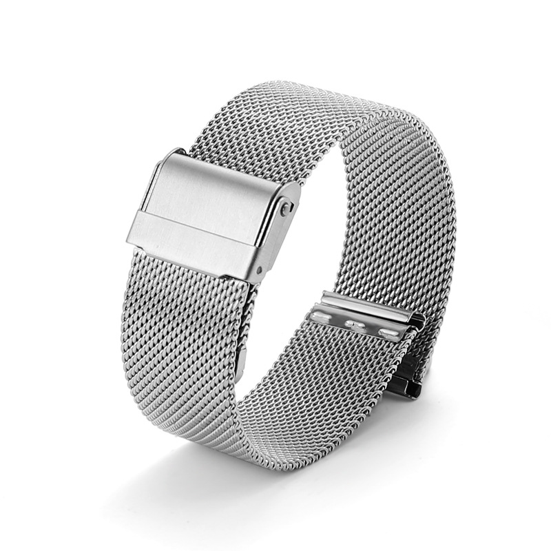 Buckle Milanese Nice Strap 06 Wire Metal Double Insurance Buckle Milanese Steel Strap for Huawei Apple Samsung DW