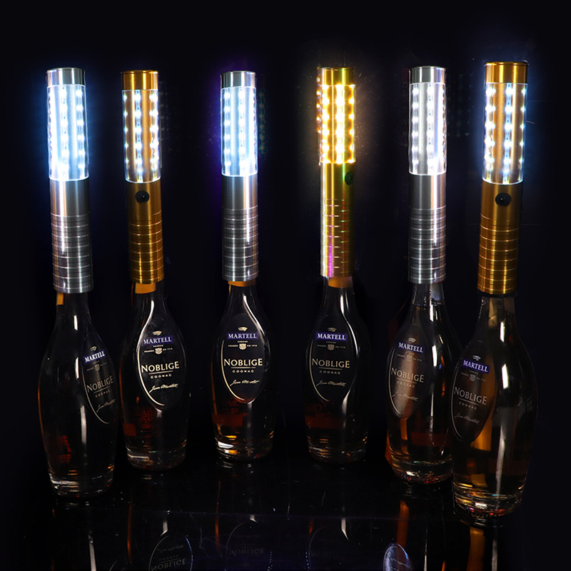 Bar champagne pop flash stick led charging marquee flash nightclub ktv fluorescent lamp wine cap luminous atmosphere props