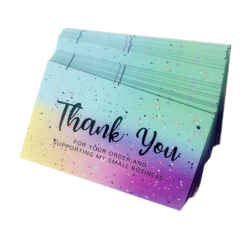 Thank you card50/Pack Thank You Card Gift Holiday Card Wedding Business Party Invitation
