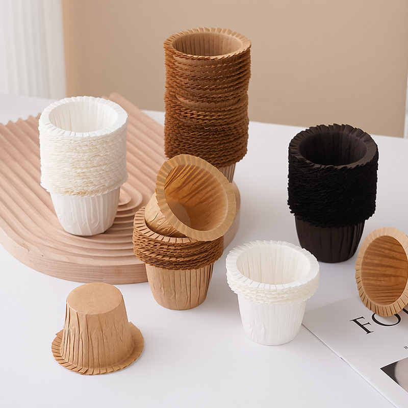 High temperature resistant paper cup cake muffin cup hat mouth square paper cup baking household cake paper holder