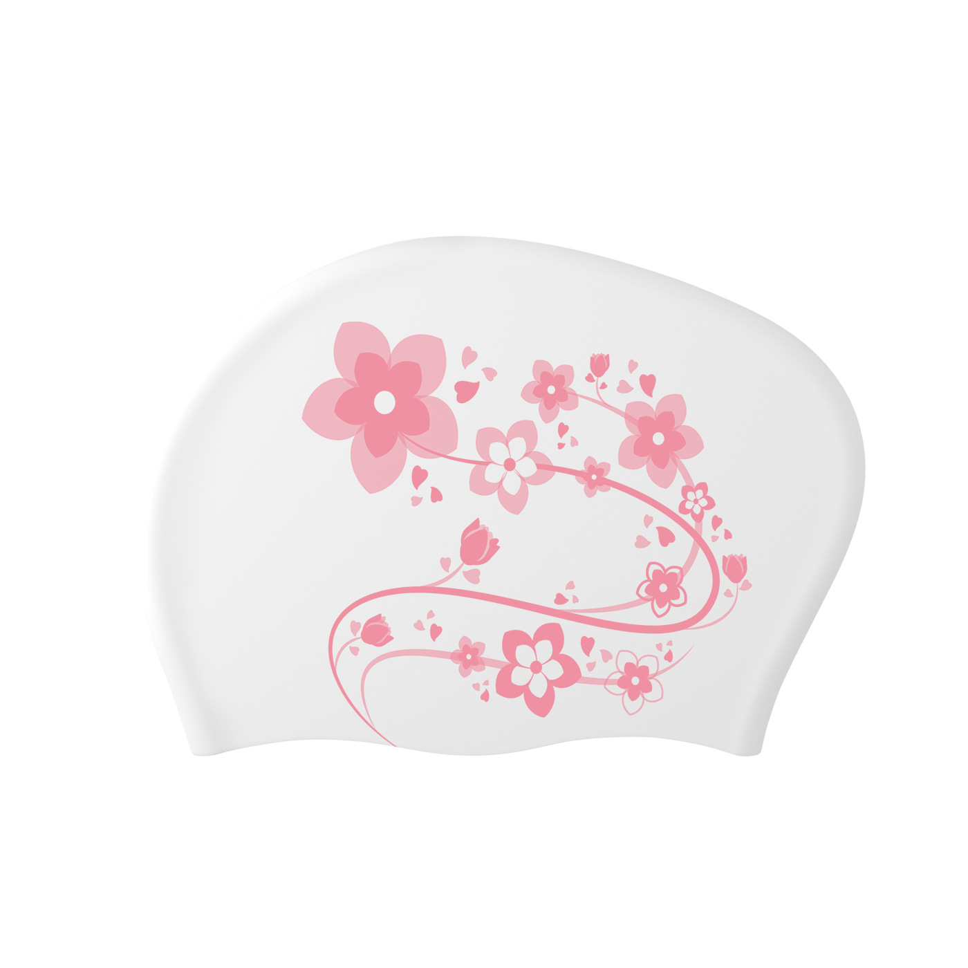 Cross-Border long hair swimming cap silicone women's special ear protection hair care swimming cap plus large not to use the head factory can be printed