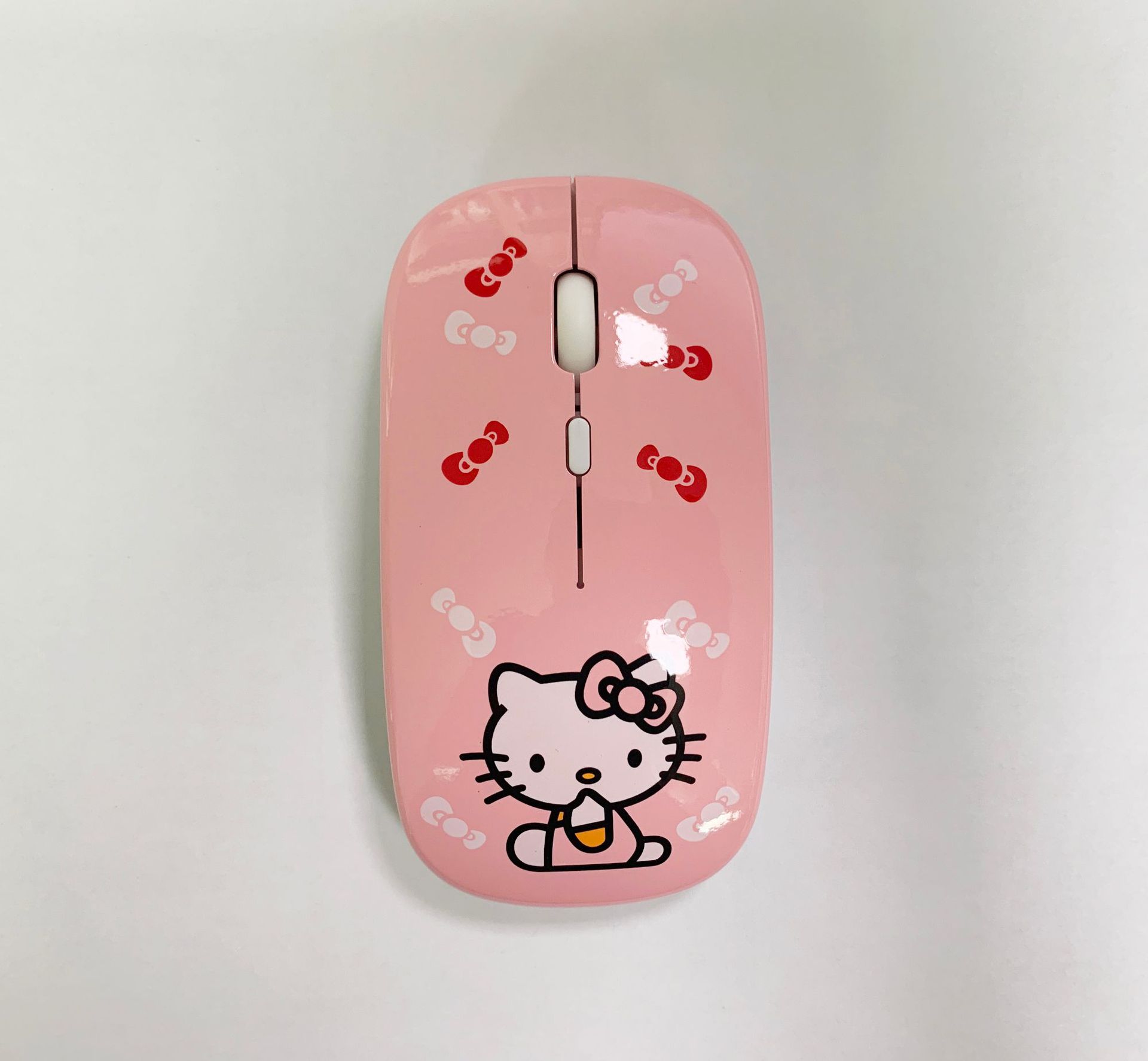 Cute Girl's Printed Mouse Ultra-thin Mini Wireless Mouse Cartoon Jingle Cat hellokitty Doraemon