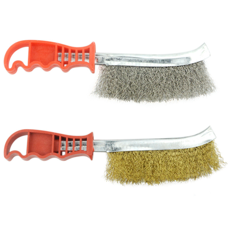 Factory direct stainless steel wire knife brush metal rust cleaning decontamination polishing deburring multifunctional knife brush