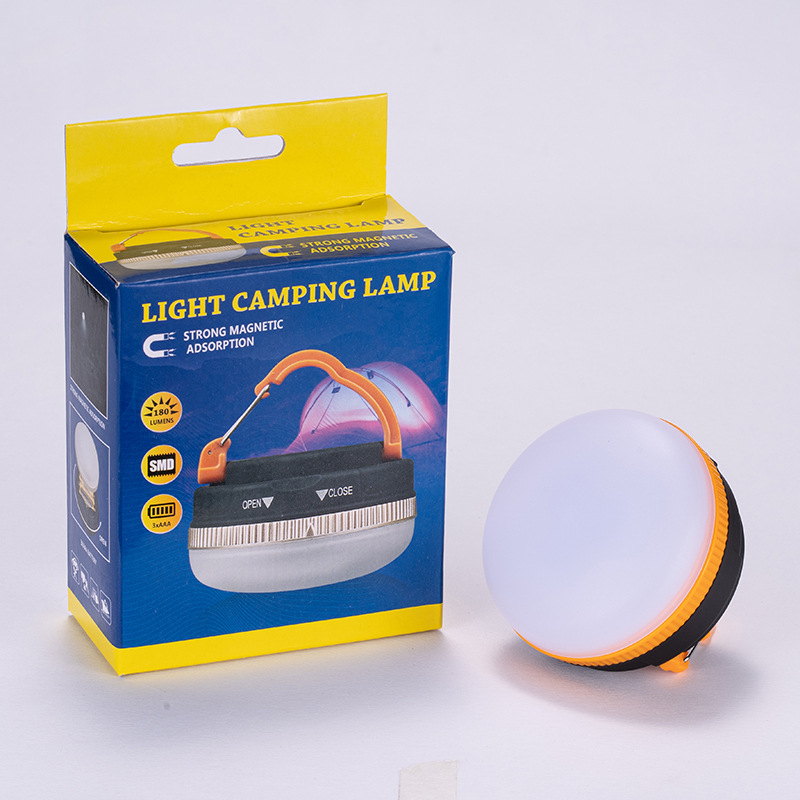 Outdoor lighting mini camping light LED camp light 5-gear lighting magnet AAA battery tent light camping hanging light