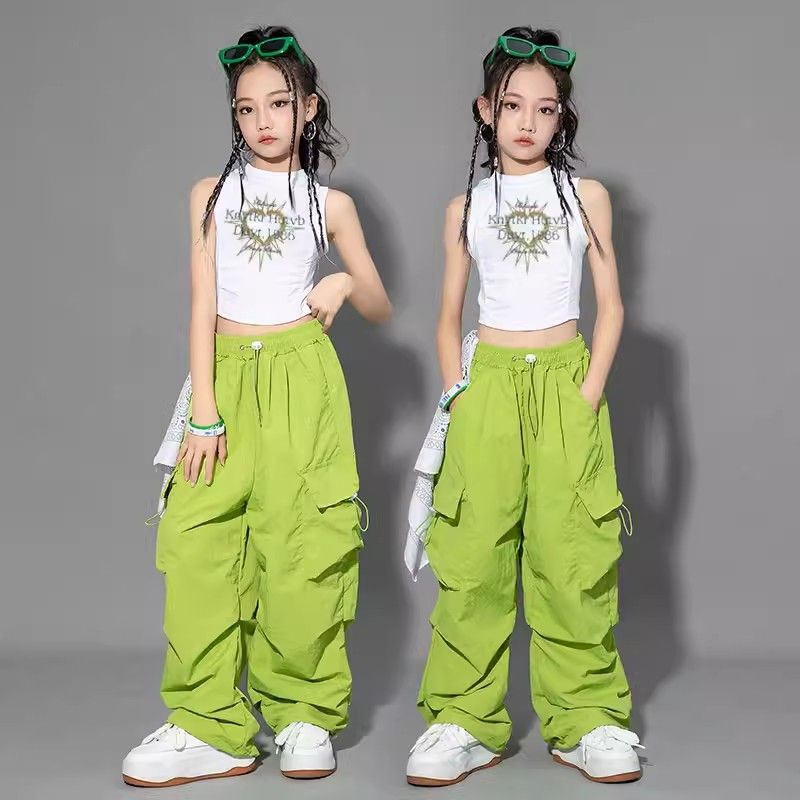 Children's dance clothes jazz dance hip hop jazz dance clothing practice clothes hiphop children's hip hop fashion clothes suit