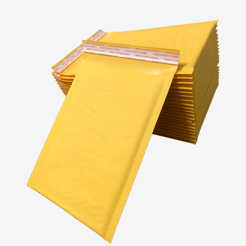 Bubble Envelope Bubble Packing Express Bag Yellow Packing Kraft Paper Bubble Bag Bubble Bag Envelope Bag