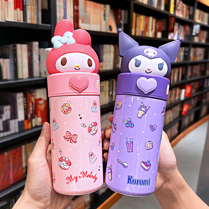 Sanrio doll thermos cup 316 stainless steel children drinking cup student cute cartoon vacuum thermos pot