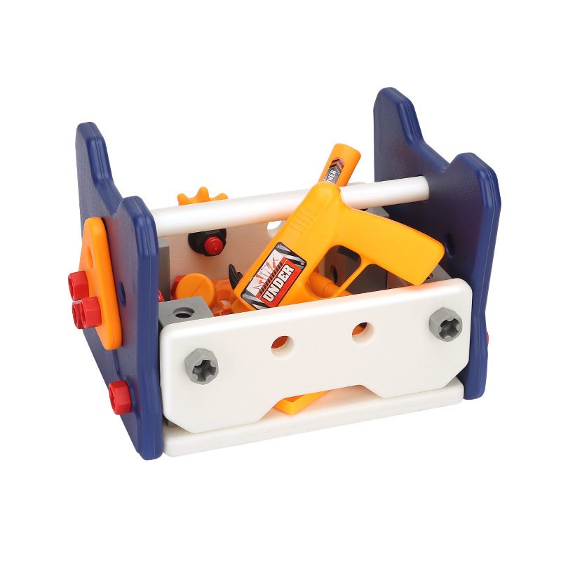 Cross-border children's toolbox suit simulation repair tools electric drill screwdriver repair Play House educational toys men