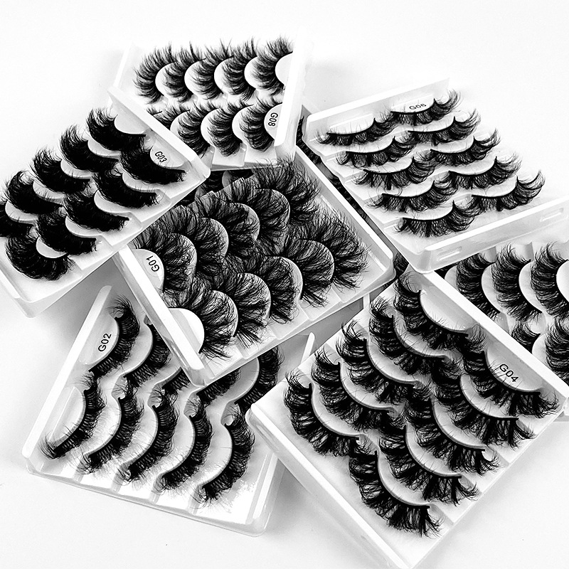 5 Pairs of Multi-layer Fluffy False Eyelashes_voghion.com