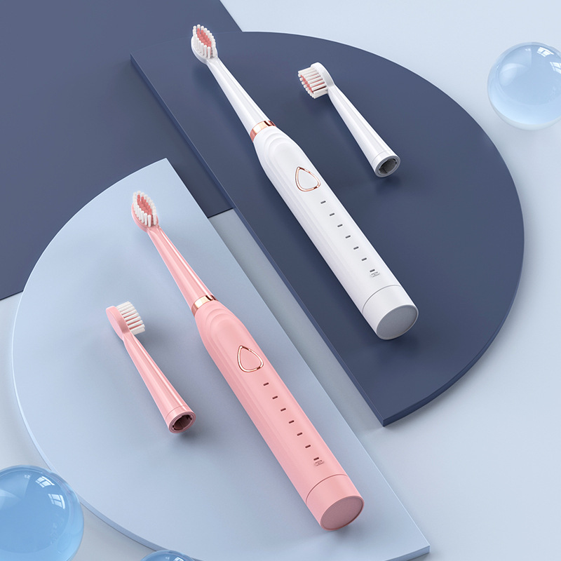 Factory Electric Toothbrush Massage Face Wash Three-in-One Adult Children Rechargeable Sonic Toothbrush Shake Tone Internet Red Same