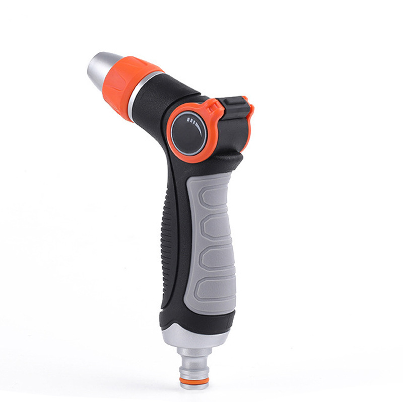 Multifunctional metal thumb water spray gun garden watering gardening watering Amazon cross-border home car wash shower