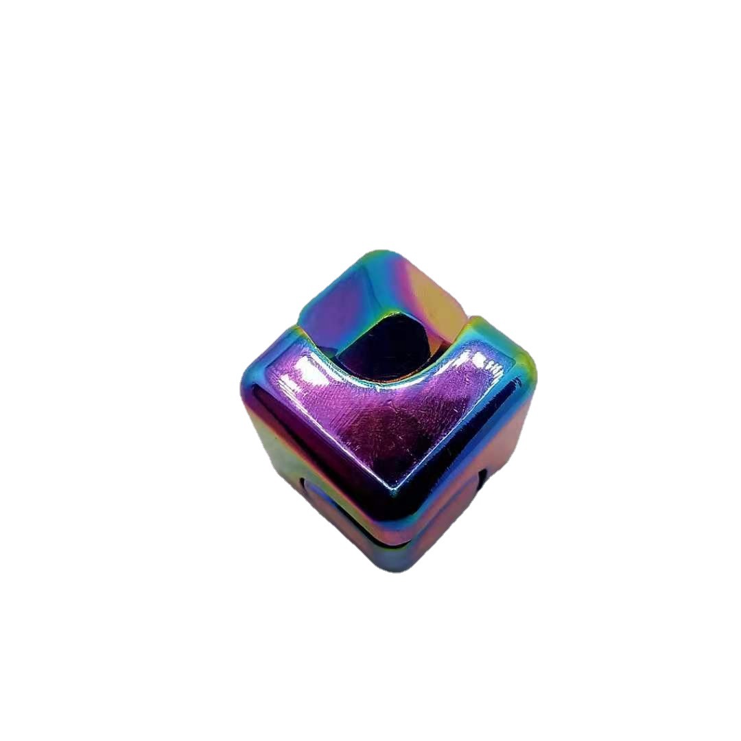 SOURCE manufacturer decompression toy colorful gyro metal gyro colorful square gyro fingertip gyro cube gyro