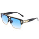 Black frame gradient blue