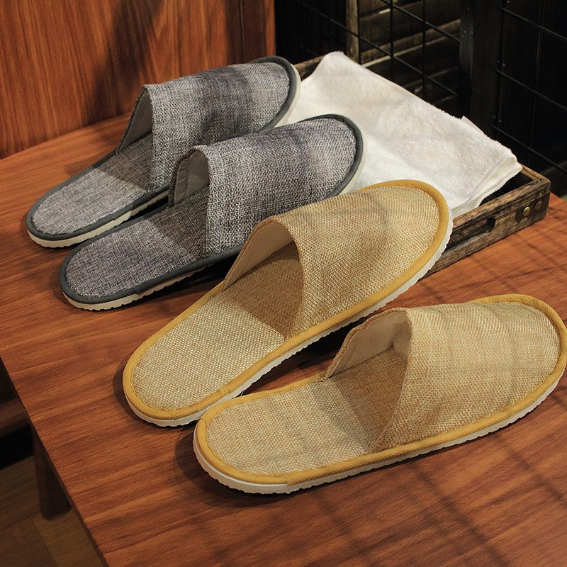 Disposable slippers hotel hotel homestay club home four seasons universal non-slip manufacturers 1000 double whole package wholesale