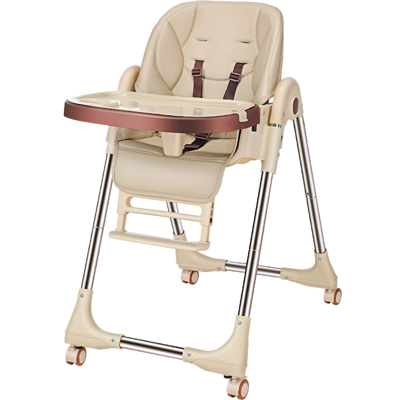 Children's Dining Chair Baby Dining Chair Foldable Multi-functional Portable Household Baby Dining Table and Chair Dining Chair