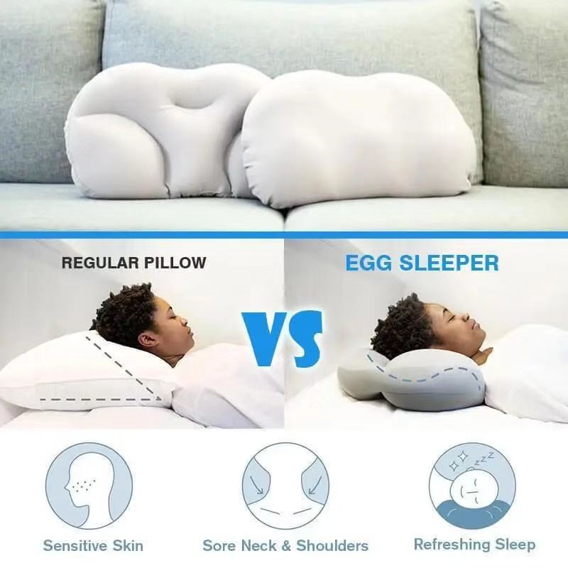 Office multifunctional anesthetic pillow, egg pillow, sleep aid pillow, egg sleeper waist pillow, cervical vertebra pillow