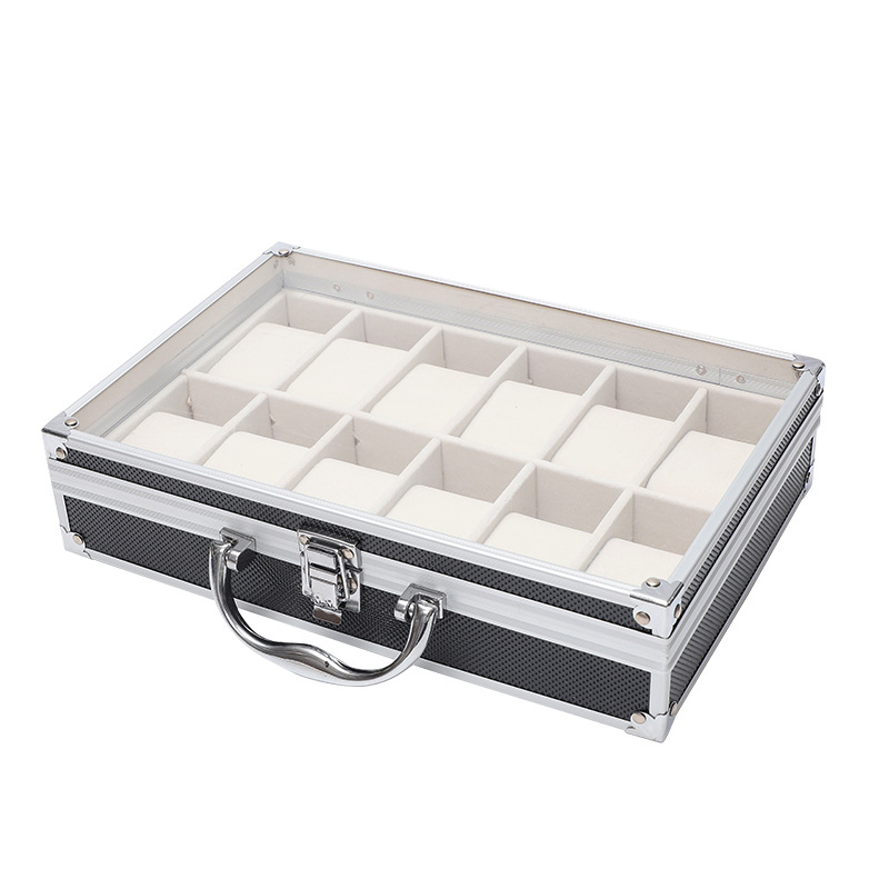 Spot watch display box aluminum watch box 12 aluminum watch box 1236 watch display box