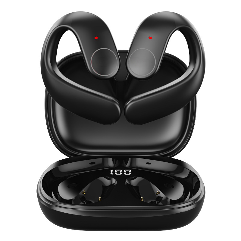 Jinyun Bluetooth Headset Ear-Hanging No-Ear Sports Running Game Noise Reduction High Sound Quality Long Endurance New i36