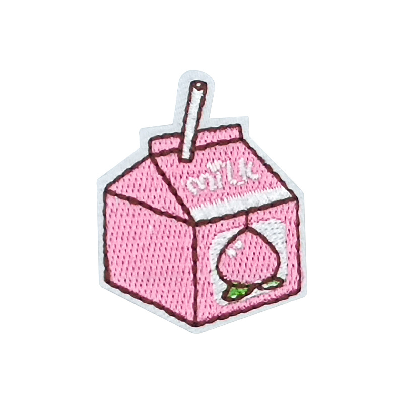 Cartoon Anime Rainbow English Embroidery Cloth Stickers Can be Ironed No Sewing Patch Clothes Repair Hole Repair DIY Decoration