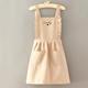Jane-suspender princess dress polka dot coffee-little love