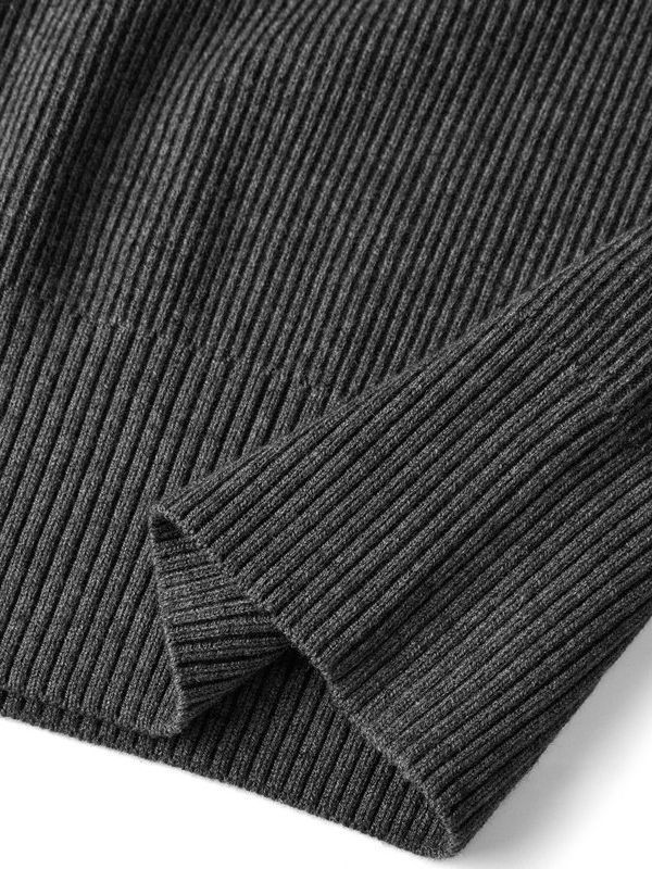 2024 autumn and winter new cardigan sweater men's Korean fashion zipper outer wear sweater coat men's lapel sweater