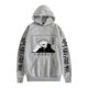 jujutsu kaisen five-piece Wu mantra back war dog roll spring hooded sweater boys and girls pullover European size