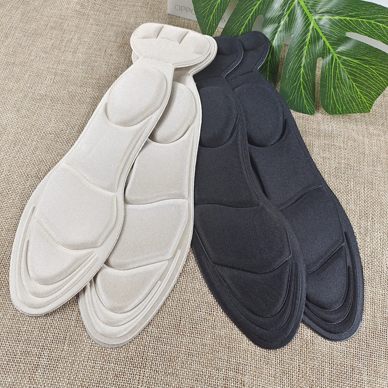Can be cut high heel insole 4D summer thick breathable women's non-slip massage two-in-one insole shoes adjustable heel sticker