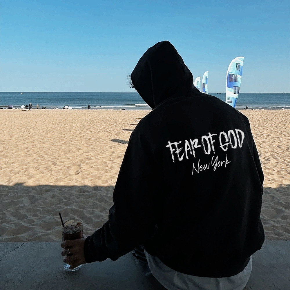 FEAR OF GOD double line ESSENTAILS American New York limited hoodie hooded sweater coat trendy couple