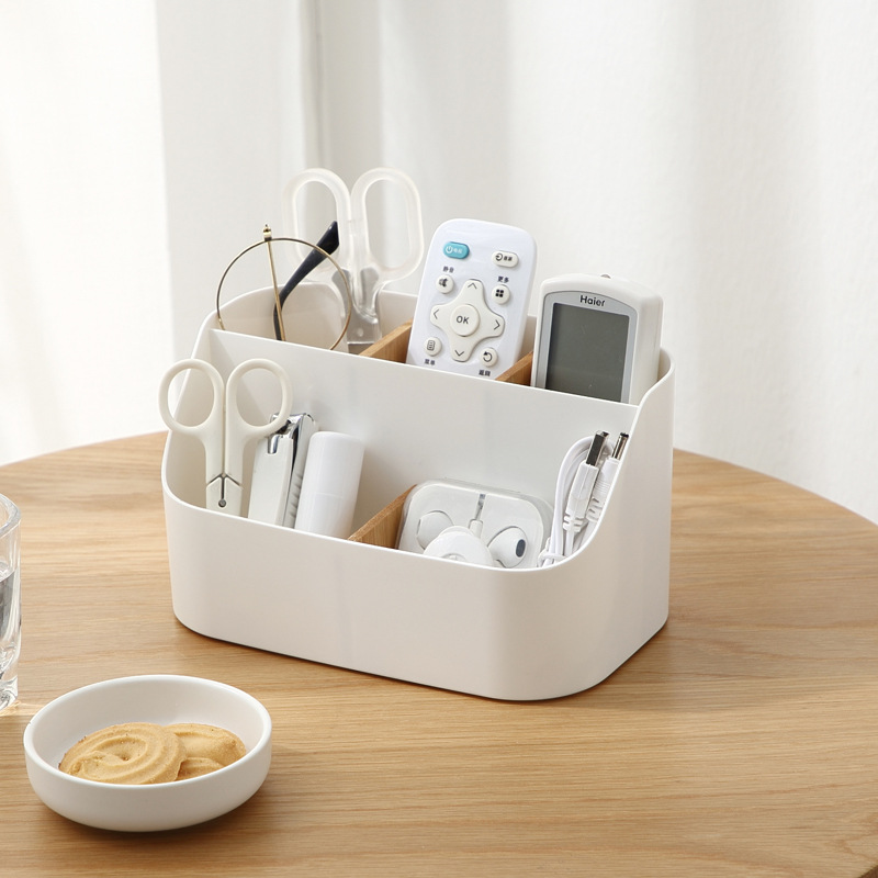 Storage box desktop storage student desktop sundries mini compartment stationery pen holder large capacity cross-border household goods