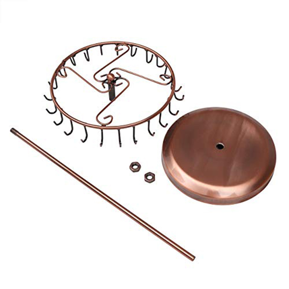 Iron Jewelry Display Rack Removable Necklace Rack Desktop Earrings Storage Rack 23 Hook Jewelry Display Rack