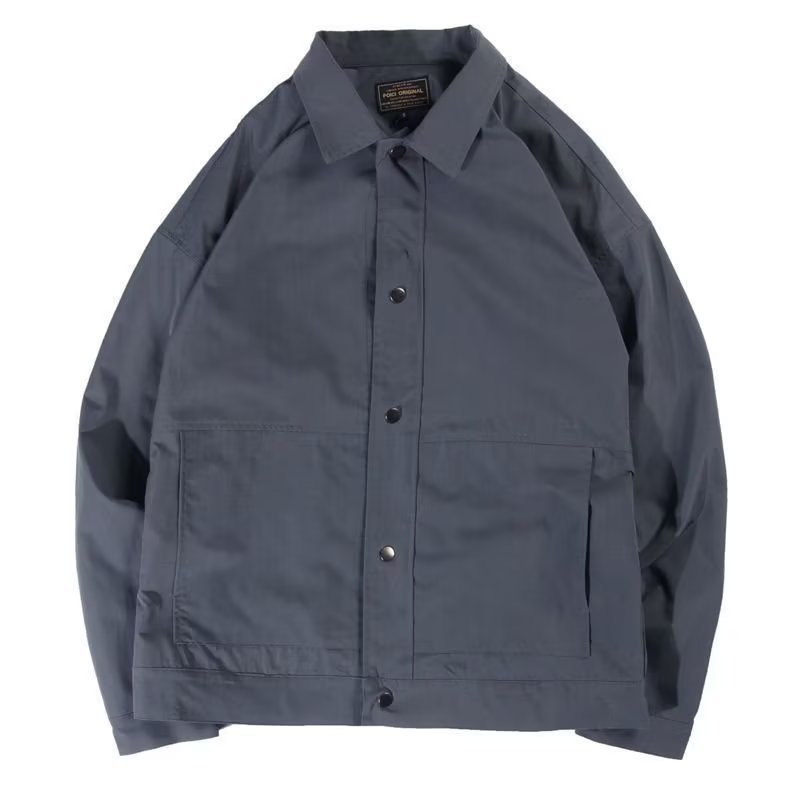 2023 autumn new men's jacket trendy Korean style youth slim fit handsome casual solid color lapel top