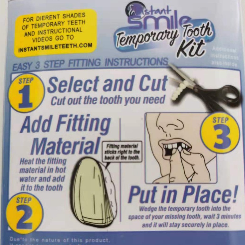 smile Tooth kit new Tooth filling device silicone whitening teeth stickers simulation smile denture stickers braces